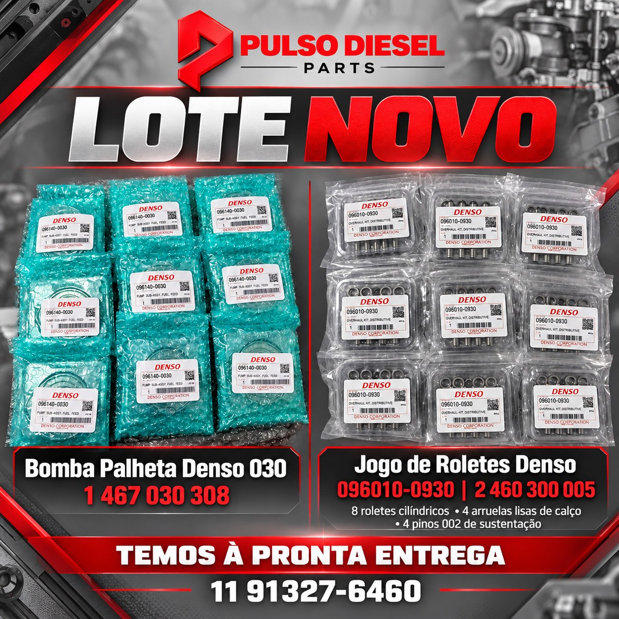 Ponteiras Denso PDN130 e PDN130A